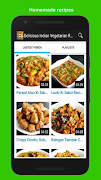 برنامه‌نما Delicious Indian Vegetarian Re عکس از صفحه