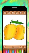 Fruits Coloring & Drawing Book screenshot 2