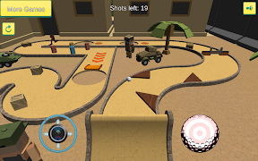 Mini Golf: Military تصوير الشاشة 1