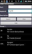 Network Port Database اسکرین شاٹ 1