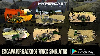 Excavator Truck Simulator poster