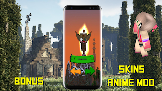 Mod Anime Minecraft PE plakat