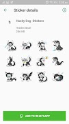 Hushky Dog Sticker for WhatsApp 截圖 3
