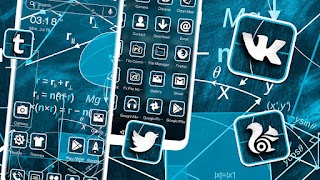 پوستر Mathematics Theme Launcher