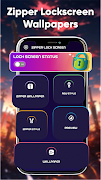 Zipper Lock Screen Wallpapers تصوير الشاشة 2