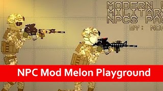 برنامه‌نما NPC Mod Melon Playground عکس از صفحه