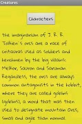The Hobbit characters Guide screenshot 6