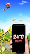 برنامه‌نما Simple thermometer عکس از صفحه