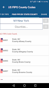USA FIPS County Code ภาพหน้าจอ 5