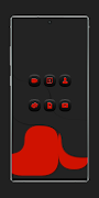 برنامه‌نما Duality Red Icon Pack عکس از صفحه