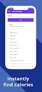 Calorie Finder ảnh chụp màn hình 4