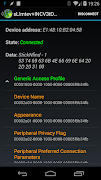 Bluetooth Scanner - btCrawler captura de pantalla 1