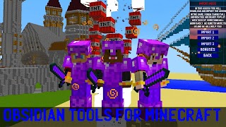 Obsidian Tool Mod Minecraft PE capture d'écran 1
