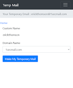 Simple Temporary Email স্ক্রিনশট 1