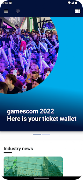 gamescom ticketing app постер