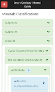 Smart Geology- Mineral Guide screenshot 1
