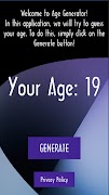 Age Generator اسکرین شاٹ 1
