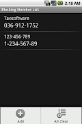tCallBlocking Lite screenshot 1
