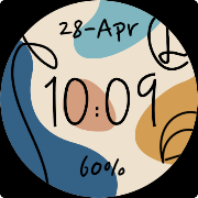 Simple Script Watch Face screenshot 6