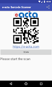 e-acta Barcode Scanner poster