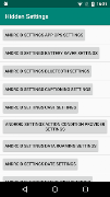 Hidden Settings স্ক্রিনশট 1
