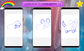 برنامه‌نما How to Draw Among Us عکس از صفحه