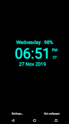 برنامه‌نما Digital Clock Live Wallpaper عکس از صفحه