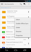 SAP Mobile Documents تصوير الشاشة 1