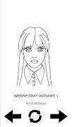 如何畫星期三亞當斯 截圖 7