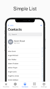 Contacts imagem de tela 2