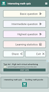 Enjoy math quizzes. poster
