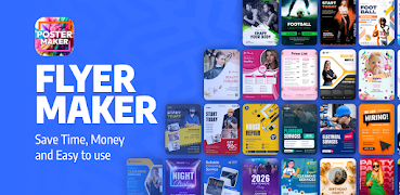 Poster maker - Flyer maker Ekran Görüntüsü 1