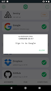 برنامه‌نما Krypton Authenticator عکس از صفحه