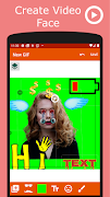 Face Video Maker - animated stickers پوسٹر
