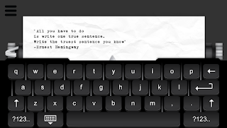 4 Schermata Typewriter