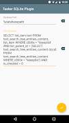 Tasker SQLite Plugin पोस्टर