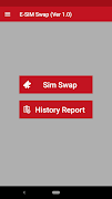 برنامه‌نما E-SIM Swap عکس از صفحه