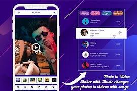 برنامه‌نما Photo Video Maker with Song عکس از صفحه