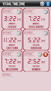 Visual Time Zone Pro ภาพหน้าจอ 4