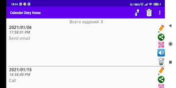 Calendar Diary Notes Pro ảnh chụp màn hình 7