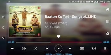 Music Player 3D Surround 7.1 Ekran Görüntüsü 6