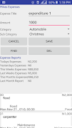 Expense Tracker captura de pantalla 4