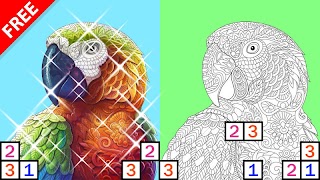Glitter color by number screenshot 5