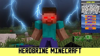 برنامه‌نما Herobrine Mod for Minecraft PE عکس از صفحه