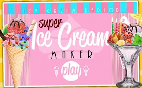 Super Ice Cream Maker Cartaz