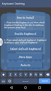 برنامه‌نما Keyboard Dashing عکس از صفحه