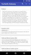 The Devil's Dictionary Pro পোস্টার