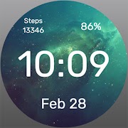 Space Watch Face ภาพหน้าจอ 6