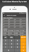 Matrix Inversion Calculator screenshot 2