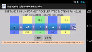 Science Formulas PRO screenshot 1